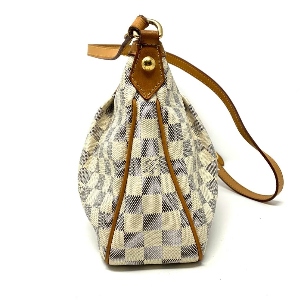 100% Auth Louis Vuitton Siracusa PM Azur Crossbody - Picture 7 of 14